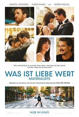 Was ist Liebe wert - Materialists Filmplakat